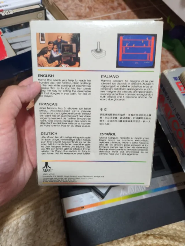 Cartucho Atari Kangaroo 2600