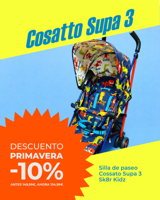 Silla de paseo Cosatto Supa 3 - Sk8r Kidz