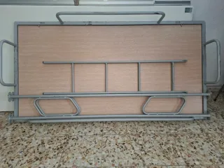 Litera metálica y de madera plegable