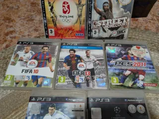 Lote 6 juegos PS3: FIFA, PES, Beijing 2008