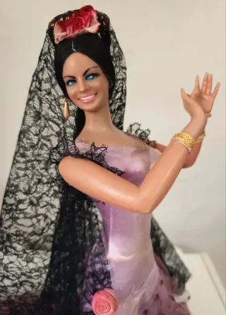 Raro set 3 bambole vintage Flamenco - Gama Spagna