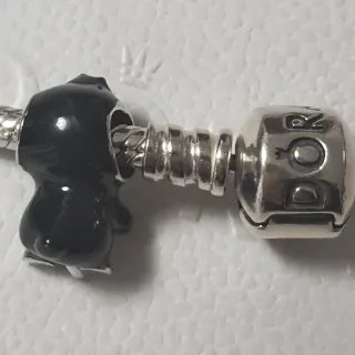 Charm Pinguino Cuore Blu