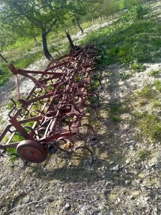 Arado agrícola de hierro