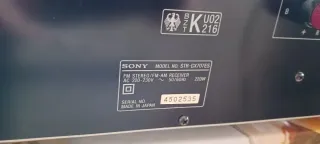 Receptor Sony STR-GX707ES FM/AM