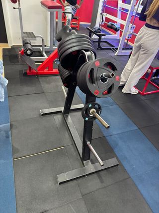 Soportes para mancuernas y discos