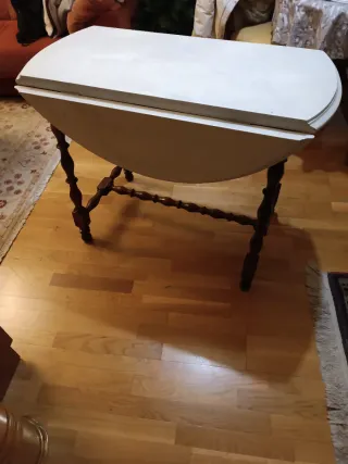 Mesa comedor patas madera torneadas