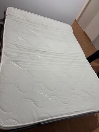 Sofá Cama Gris Tela