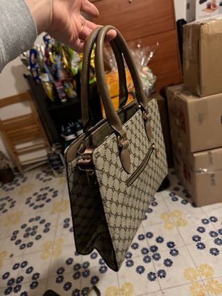 Borsa donna Chic beige/marrone