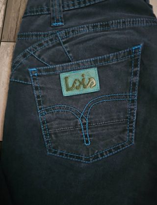 Pantalón Lois Azul Tejido Lyocell
