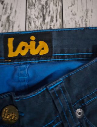 Pantalón Lois Azul Tejido Lyocell