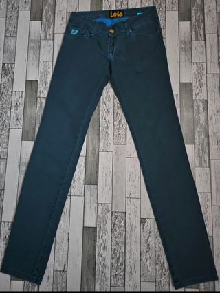 Pantalón Lois Azul Tejido Lyocell