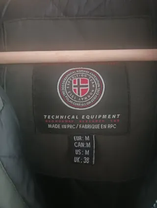 Abrigo Geographical Norway Hombre Talla M Verde