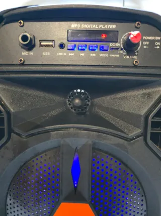 Altavoz Mediano BT Speaker Negro/Naranja