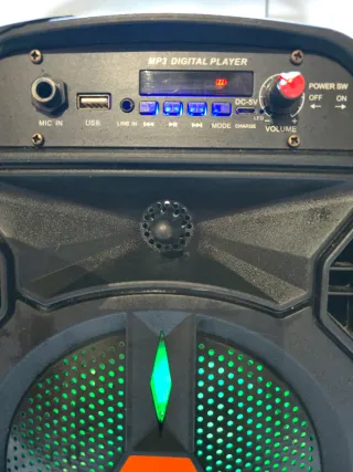 Altavoz Mediano BT Speaker Negro/Naranja