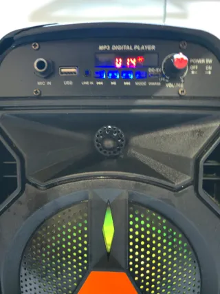 Altavoz Mediano BT Speaker Negro/Naranja