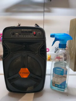 Altavoz Mediano BT Speaker Negro/Naranja