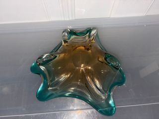 Centrotavola Vetro Murano Marrone/Verde