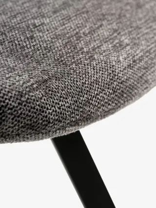 Sillas de comedor HYGUM giratorias grises