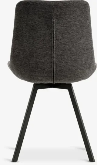 Sillas de comedor HYGUM giratorias grises