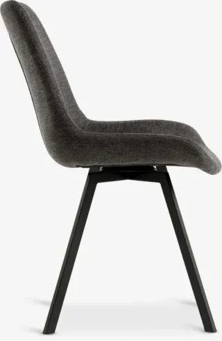 Sillas de comedor HYGUM giratorias grises