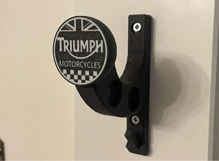 Soporte para colgar casco de moto