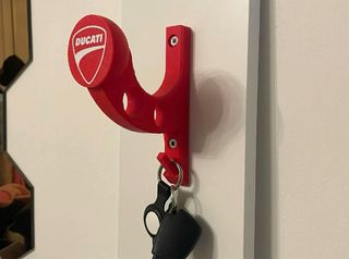 Soporte para colgar casco de moto