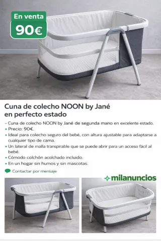 Cuna colecho Jané NOON en perfecto estado