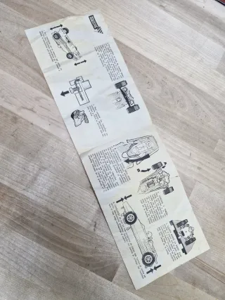 Scalextric instrucciones Honda Fórm. 1 Ref. C-36