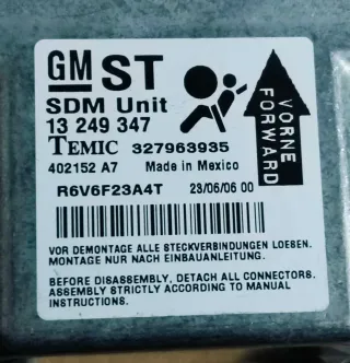 Centralita Airbag Opel GM ST 13 249 347