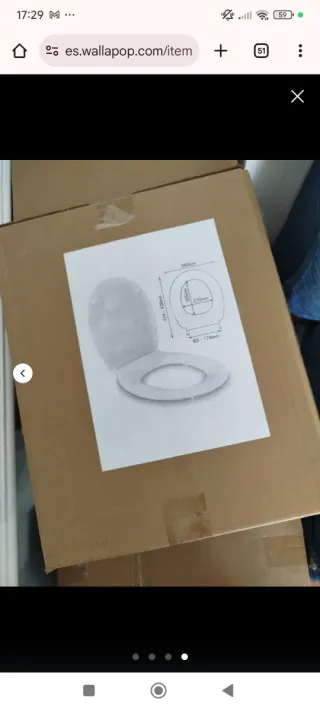 STOCK TAPA WC AMORTIGUADA ROCA VICTORIA COMPATIBLE