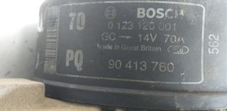 Alternador 0 123 120 001 opel tigra 144235