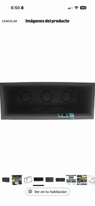 Jardinera EDA Muret Volcania Gris Piedra