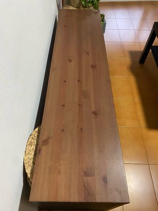 Mueble TV madera y metal