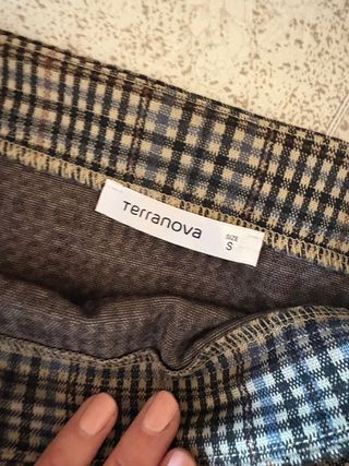 Minigonna Terranova a quadri taglia XS