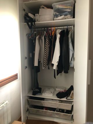 Armario blanco 100x60x236 (ampliable a 150)