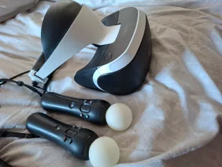 PlayStation4 + VR con mandos, juegos y guitarra