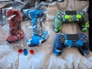 PlayStation4 + VR con mandos, juegos y guitarra