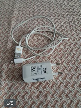 Cable Hama USB a Lightning Blanco