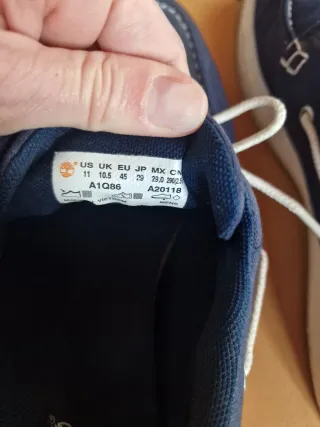 Timberland Scarpe Barca Mocassino Tg 45