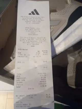 Zapatillas Adidas Running Hombre Beige/Blanco