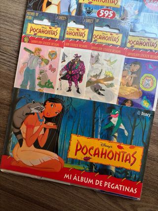 Pack pegatinas Pocahontas RBA Sandylion años90