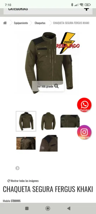 Chaqueta de Moto Segura