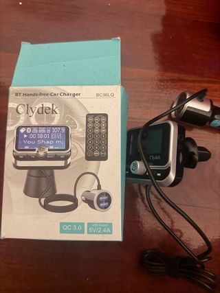 Transmisor FM Bluetooth Clydek BC36LQ