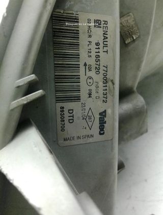 Faro derecho renault trafic ii furgon fl 23127258