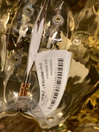 Bolso fiesta Zara estrella dorado