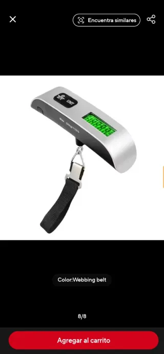 Báscula Digital Portátil 50Kg