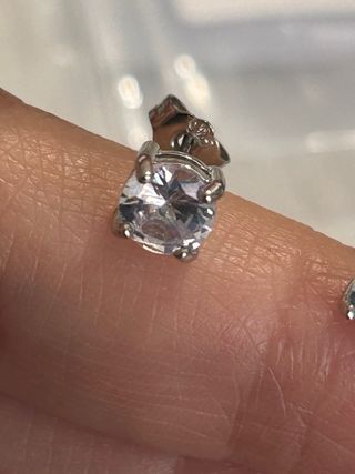 Set Collana e Orecchini Argento 925 punto luce