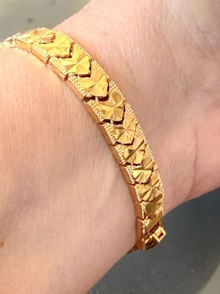 Braccialetto vintage oro