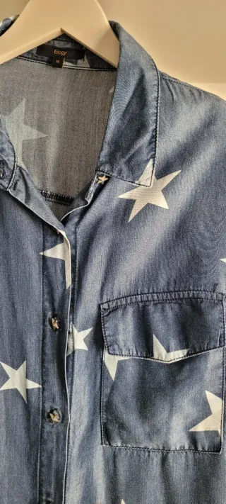 Camisa vaquera mujer estrellas