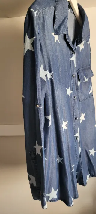 Camisa vaquera mujer estrellas